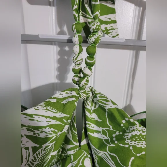 Covered Bead Halter Sundress - Picture 3 of 7